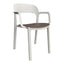 SILLA RESOL ONA ARMCHAIR | Silla Ocasional para Cafetería Jardín | Polipropileno | Protección UV | Interior + Exterior - 04279 - Resol - NOGAL BEAT - silla