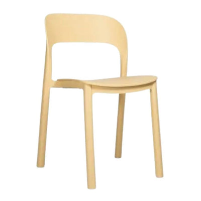 SILLA RESOL ONA RECYCLED | Silla Ocasional para Cafetería Jardín | Polipropileno | Reciclado y Reciclable | Protección UV | Interior + Exterior - 05560 - Resol - NOGAL BEAT - silla