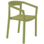 SILLA RESOL PEACH | Silla Ocasional | Fibra Vidrio | Polipropileno | Apilable | Protección UV | Interior + Exterior - 01334 - Resol - NOGAL BEAT - Sillas
