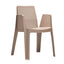 SILLA RESOL PLAY | Silla Ocasional para Cafetería Jardín | Inyectada en PP | Protección UV | Interior + Exterior - 04901 - Resol - NOGAL BEAT - silla