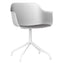 SILLA RESOL SHAPE ARAÑA GIRATORIA UPHOlSTERED SEAT PAD | Silla Ocasional | Silla Ocasional | Polipropileno | Fibra Vidrio | Patas Aluminio Giratorio | Tapizada | Interior - 85853 - Resol - NOGAL BEAT - Sillas