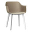 SILLA RESOL SHAPE CLICK UPHOLSTERED SEAT PAD | Silla Ocasional | Silla Ocasional Decorativa | Polipropileno | Fibra Vidrio | 4 Patas | Tapizado | Interior - 85772 - Resol - NOGAL BEAT - Sillas