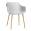 SILLA RESOL SHAPE MADERA | Silla Ocasional | Polipropileno | Fibra Vidrio | Patas Madera | Protección UV | Interior - 05309 - Resol - NOGAL BEAT - Sillas