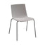 SILLA RESOL SKIN 4 PATAS FULLY UPHOLSTERED | Silla Ocasional para Comedor | Inyectado en Polipropileno | Tapizado Patas Acero Pintado | Interior - 85936 + CSE02 - Resol - NOGAL BEAT - silla