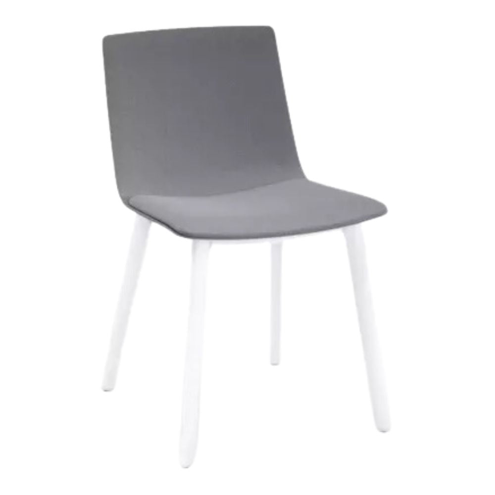 SILLA RESOL SKIN CLICK FULLY UPHOLSTERED | Silla Ocasional para Comedor | Inyectado en Polipropileno | Tapizado | Interior - 85930 + CSE13 - Resol - NOGAL BEAT - silla