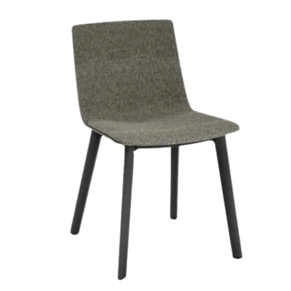 SILLA RESOL SKIN CLICK FULLY UPHOLSTERED | Silla Ocasional para Comedor | Inyectado en Polipropileno | Tapizado | Interior - 85932 + EGL49 - Resol - NOGAL BEAT - silla