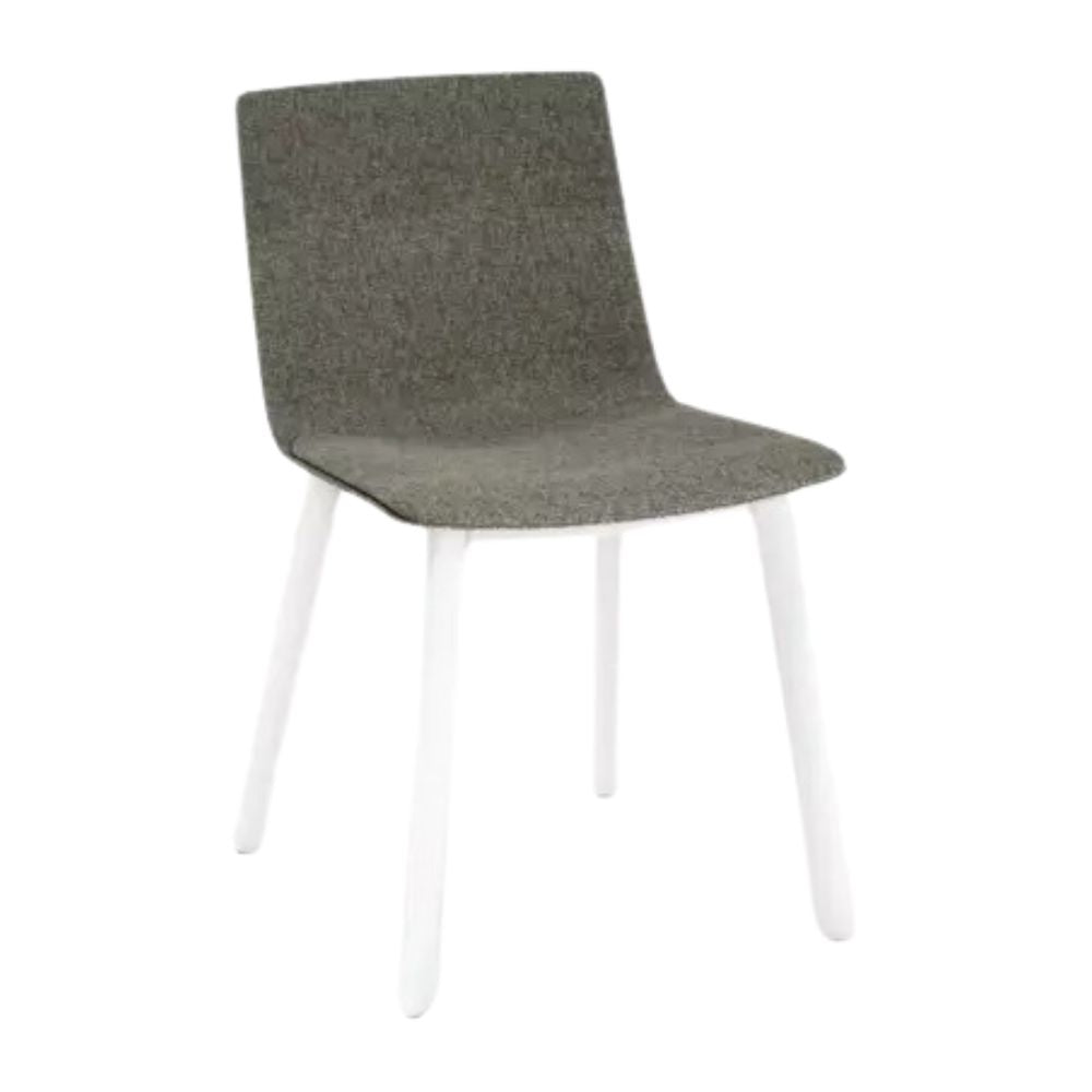 SILLA RESOL SKIN CLICK FULLY UPHOLSTERED | Silla Ocasional para Comedor | Inyectado en Polipropileno | Tapizado | Interior - 85930 + EGL49 - Resol - NOGAL BEAT - silla