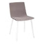SILLA RESOL SKIN CLICK FULLY UPHOLSTERED | Silla Ocasional para Comedor | Inyectado en Polipropileno | Tapizado | Interior - 85930 + 60090 - Resol - NOGAL BEAT - silla