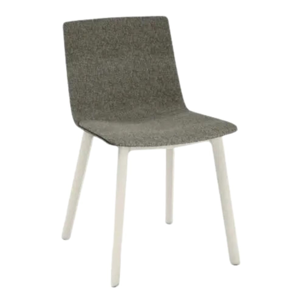 SILLA RESOL SKIN CLICK FULLY UPHOLSTERED | Silla Ocasional para Comedor | Inyectado en Polipropileno | Tapizado | Interior - 85933 + EGL49 - Resol - NOGAL BEAT - silla