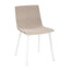 SILLA RESOL SKIN CLICK FULLY UPHOLSTERED | Silla Ocasional para Comedor | Inyectado en Polipropileno | Tapizado | Interior - 85930 + 61149 - Resol - NOGAL BEAT - silla
