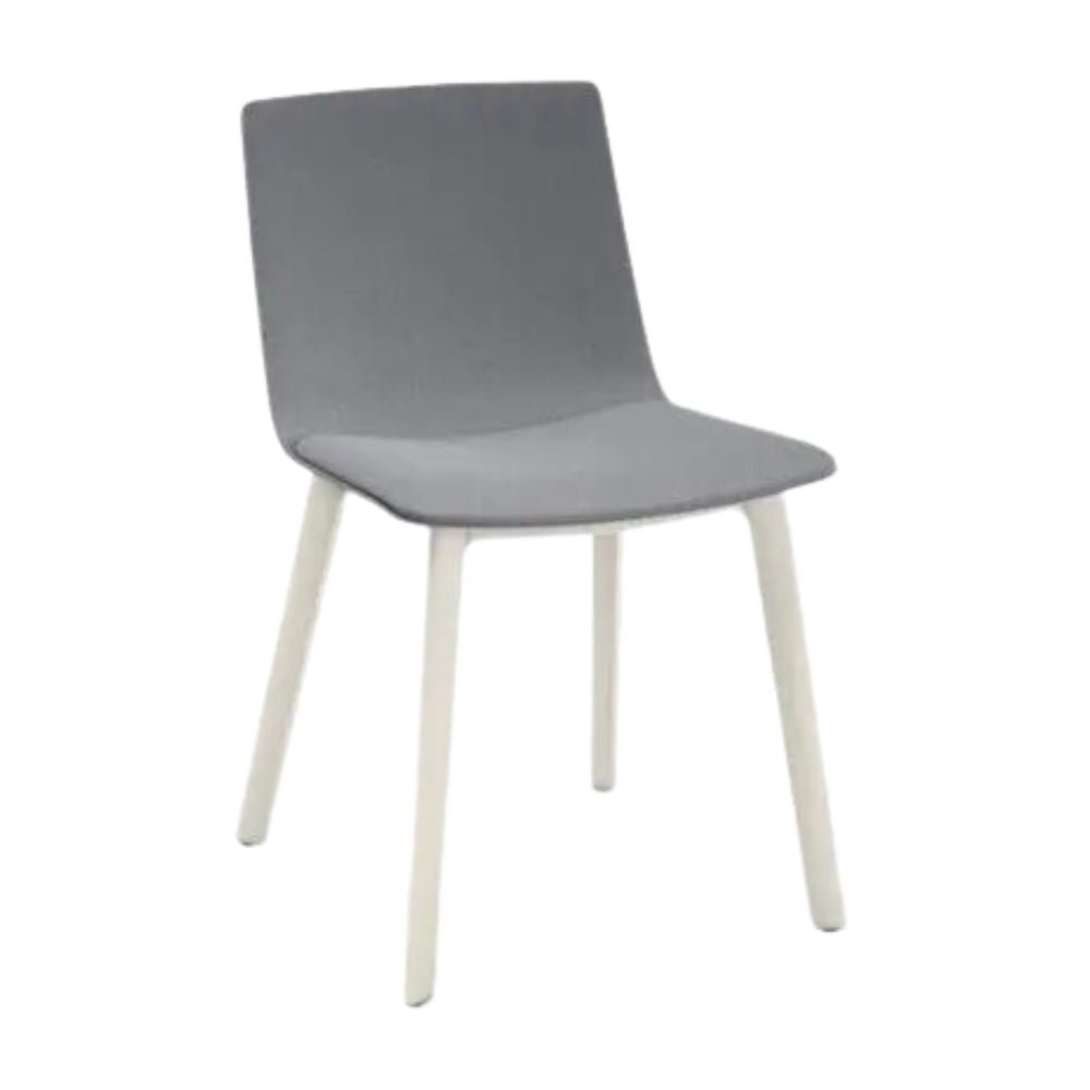 SILLA RESOL SKIN CLICK FULLY UPHOLSTERED | Silla Ocasional para Comedor | Inyectado en Polipropileno | Tapizado | Interior - 85933 + CSE13 - Resol - NOGAL BEAT - silla