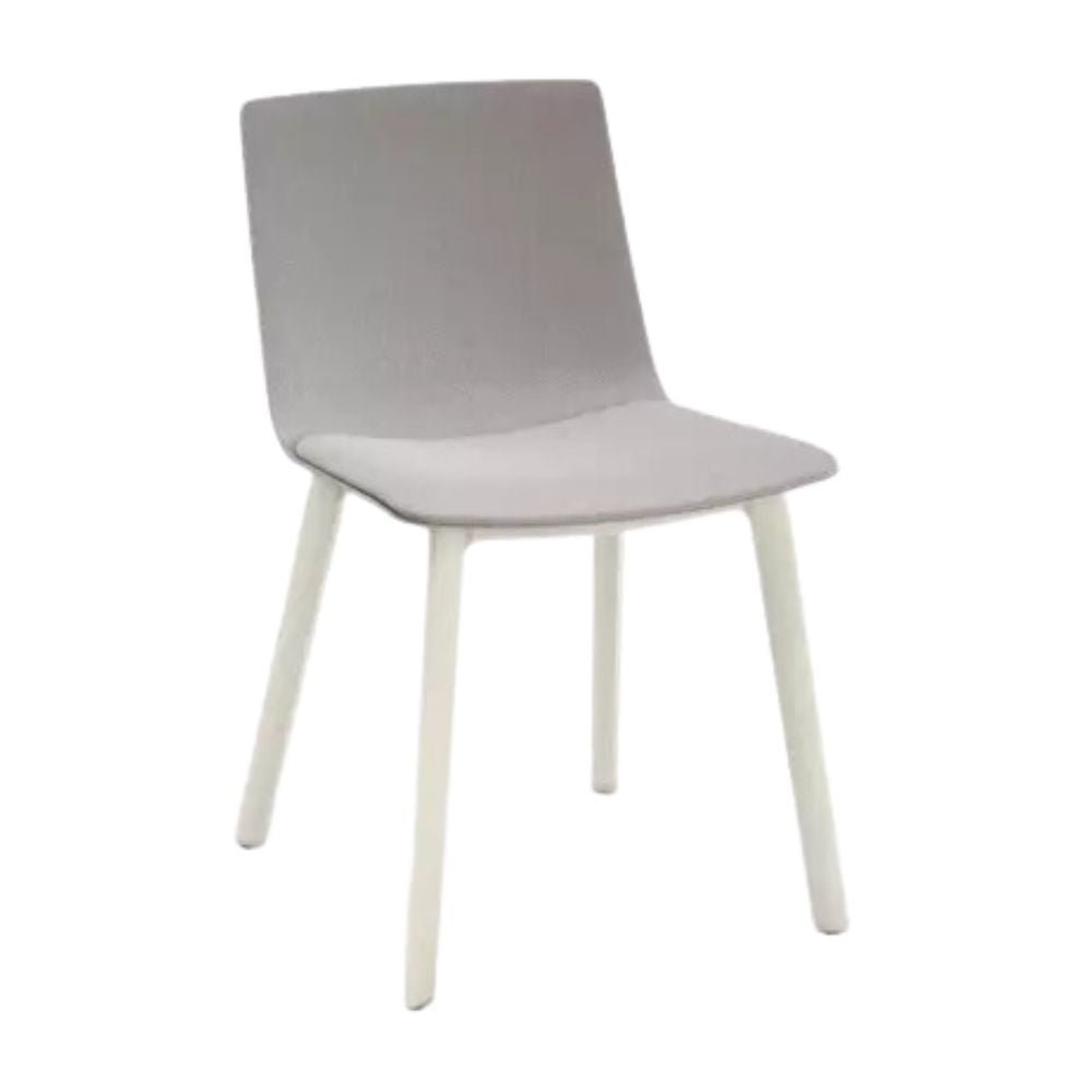 SILLA RESOL SKIN CLICK FULLY UPHOLSTERED | Silla Ocasional para Comedor | Inyectado en Polipropileno | Tapizado | Interior - 85933 + CSE02 - Resol - NOGAL BEAT - silla