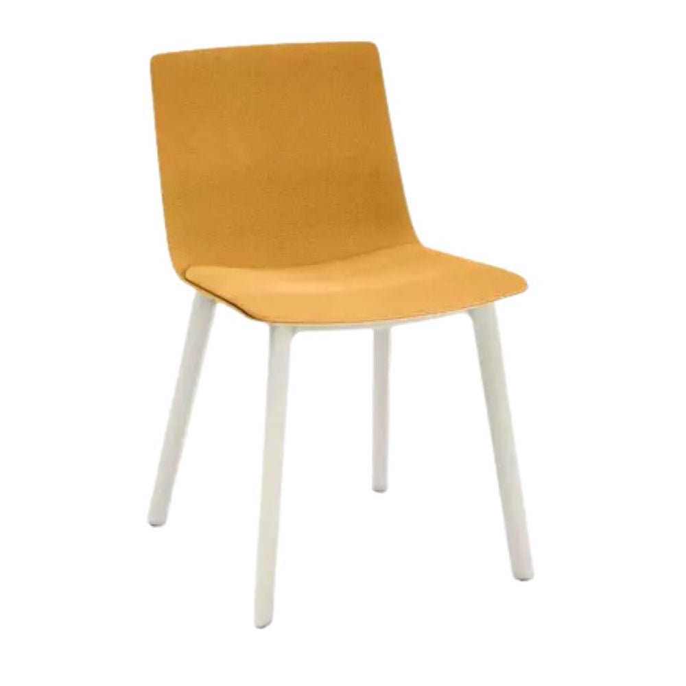 SILLA RESOL SKIN CLICK FULLY UPHOLSTERED | Silla Ocasional para Comedor | Inyectado en Polipropileno | Tapizado | Interior - 85933 + 62057 - Resol - NOGAL BEAT - silla