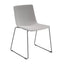 SILLA RESOL SKIN PATIN FULLY UPHOLSTERED | Silla Ocasional para Visita | Inyectado en Polipropileno | Tapizado Patas Acero Pintado | Interior - 85981 + CSE02 - Resol - NOGAL BEAT - silla