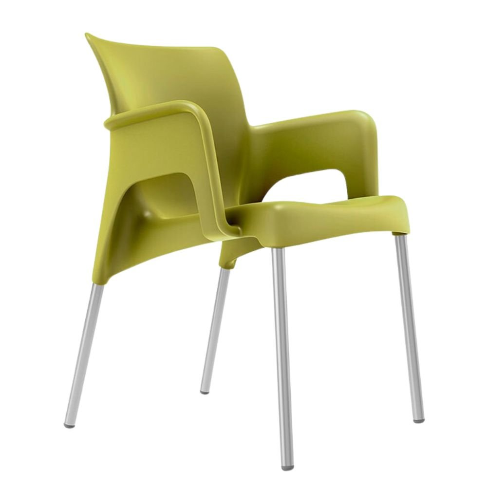 SILLA RESOL SUN | Silla Ocasional para Cafetería Jardín | Inyectado Polipropileno | Protección UV | Interior + Exterior - 03520 - Resol - NOGAL BEAT STORE - silla