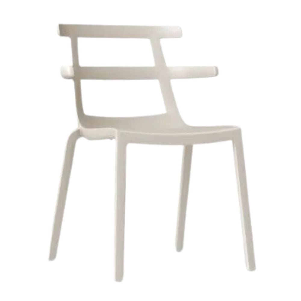 SILLA RESOL TOKYO | Silla Ocasional | Polipropileno | Fibra de Vidrio | Asistida Gas | Brazos | Interior + Exterior - 01617 - Resol - NOGAL BEAT - Sillas