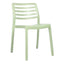 SILLA RESOL WIND RECYCLED | Silla Ocasional para Cafetería Jardín | Polipropileno | Reciclado y Reciclable | Protección UV | Interior + Exterior - 05705 - Resol - NOGAL BEAT - silla