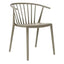 SILLA RESOL WOODY | Silla Ocasional | Fibra Vidrio | Polipropileno | Apilable | Protección UV | Interior + Exterior - 04148 - Resol - NOGAL BEAT - Sillas