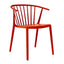 SILLA RESOL WOODY | Silla Ocasional | Fibra Vidrio | Polipropileno | Apilable | Protección UV | Interior + Exterior - 04153 - Resol - NOGAL BEAT - Sillas