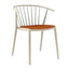SILLA RESOL WOODY UPHOLSTERED SEAT PAD | Silla Ocasional | No Apilable | Espuma Secado Rápido | Interior + Exterior - 86551 - Resol - NOGAL BEAT - Sillas