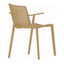 SILLA RESOLl NETKAT ARMCHAIR | Silla Ocasional | Fibra Vidrio | Polipropileno | Apilable | Protección UV | Brazos | Interior + Exterior - 01135 - Resol - NOGAL BEAT - Sillas