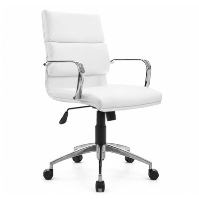 Silla Semi Ejecutiva de Oficina Privada - GEBESA LOFT - Varios Colores - Asiento y Respaldo Tapizado en Tactopiel - GDA500 - GEBESA - NOGAL BEAT - Silla Ejecutiva