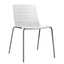 SILLA SKIN 4 PATAS | Silla Ocasional | Carcasa Polipropileno | Fibra Vidrio | Estructura Acero | Interior - 03431 - Resol - NOGAL BEAT - Sillas