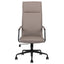 Silla directiva reclinable Techno Bond de respaldo alto tapizada en Technoleather con base metálica