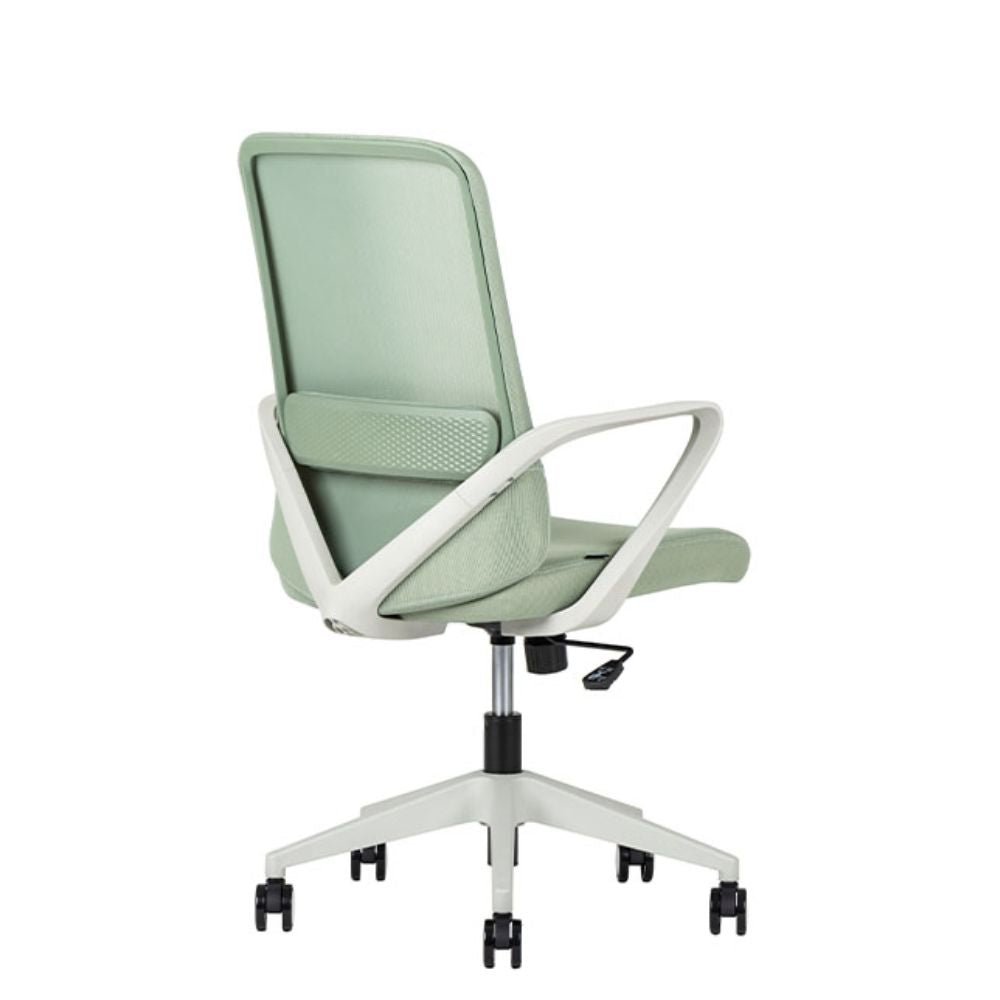 SILLA TECHNO FLY | Silla Operativa Oficina | Base Estrella con Rodajas | Varios Colores | Malla Sensemesh | Interior - FLY Verde - Techno - NOGAL BEAT -