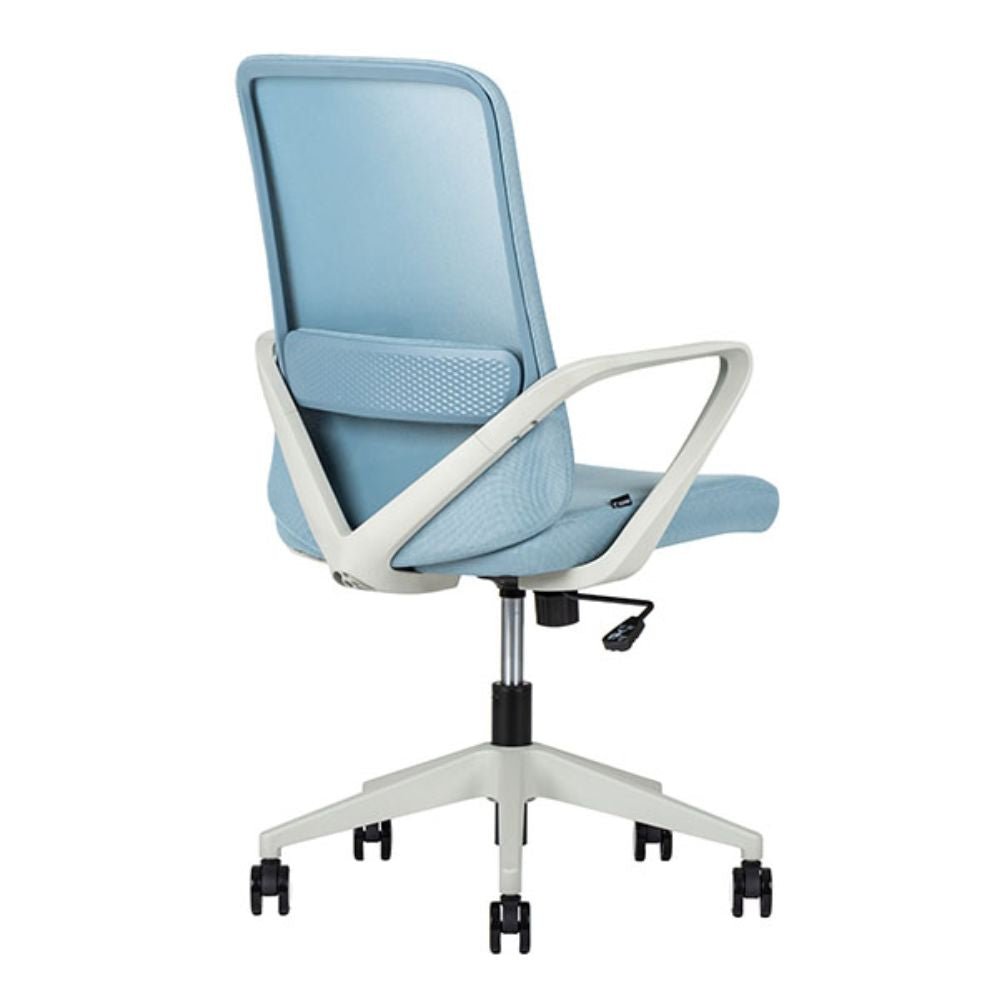 SILLA TECHNO FLY | Silla Operativa Oficina | Base Estrella con Rodajas | Varios Colores | Malla Sensemesh | Interior - FLY Celeste - Techno - NOGAL BEAT -