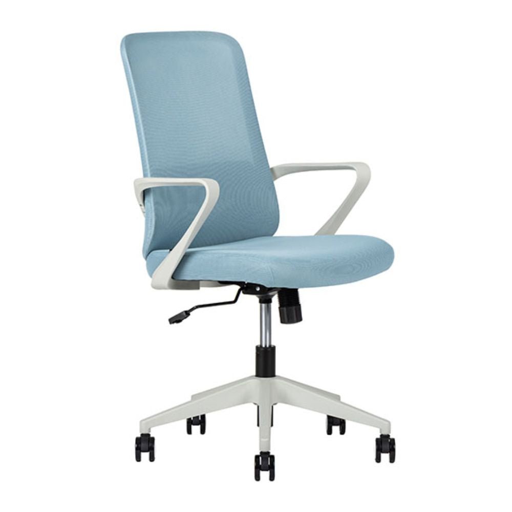 SILLA TECHNO FLY | Silla Operativa Oficina | Base Estrella con Rodajas | Varios Colores | Malla Sensemesh | Interior - FLY Celeste - Techno - NOGAL BEAT -