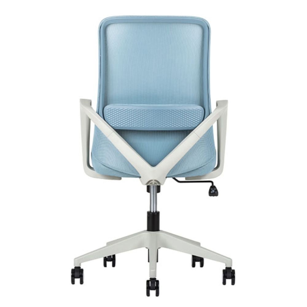 SILLA TECHNO FLY | Silla Operativa Oficina | Base Estrella con Rodajas | Varios Colores | Malla Sensemesh | Interior - FLY Celeste - Techno - NOGAL BEAT -