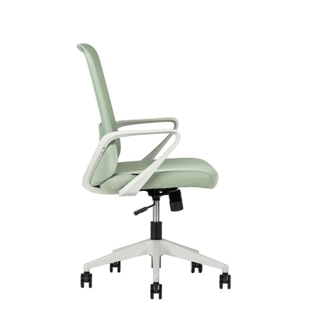 SILLA TECHNO FLY | Silla Operativa Oficina | Base Estrella con Rodajas | Varios Colores | Malla Sensemesh | Interior - FLY Verde - Techno - NOGAL BEAT -