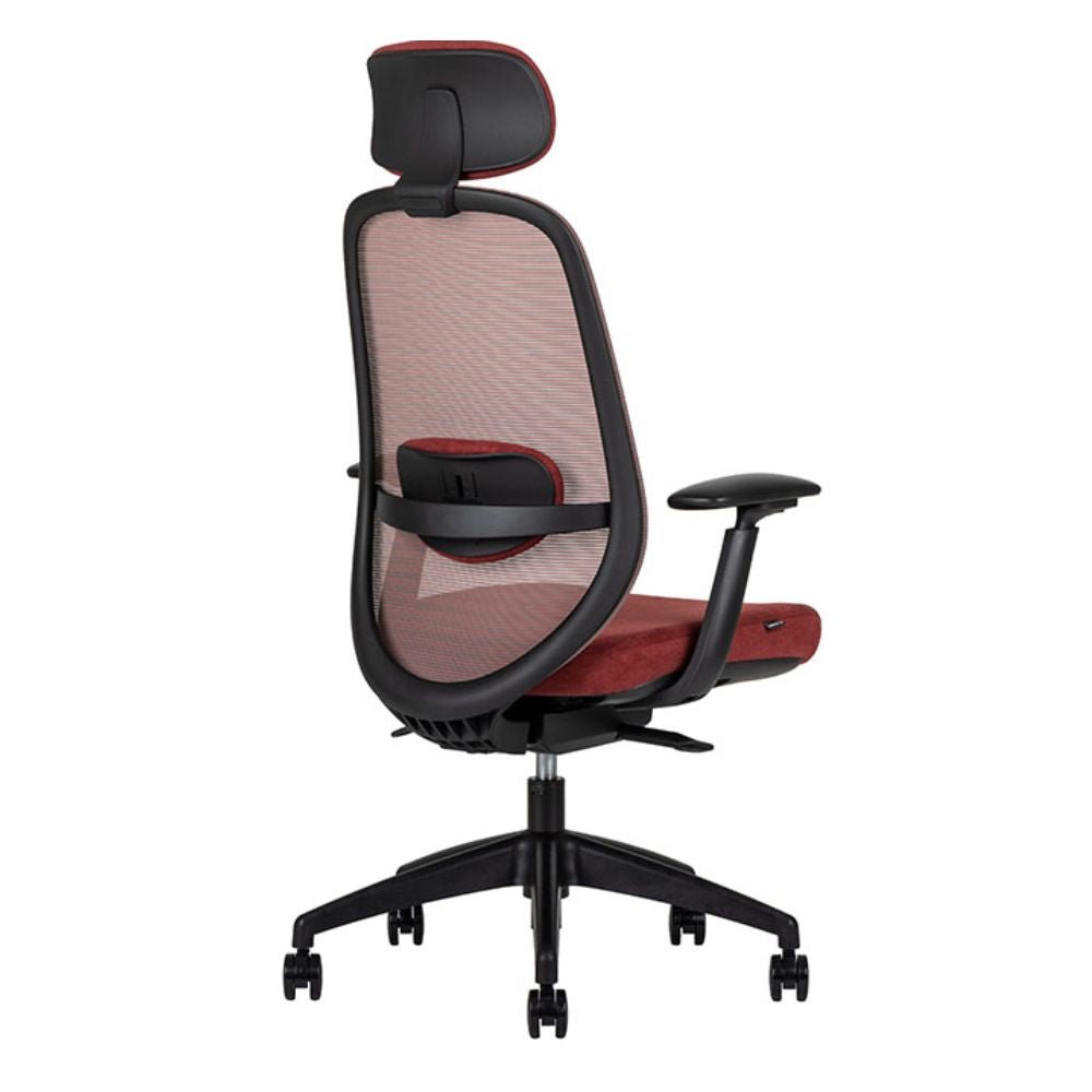 SILLA TECHNO SPIRIT BLACK RESPALDO ALTO| Silla Ejecutiva Empresa Compañía | Base Estrella con Rodajas | Varios Colores | Sensemesh | Interior - SPIRIT BLACK RESPALDO ALTO Addison Storm - Techno - NOGAL BEAT - Sillas para oficina