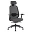 Silla ejecutiva TECHNO SPIRIT EXPRESS respaldo alto negra con soporte lumbar ajustable y base de nylon.