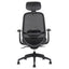 Silla ejecutiva TECHNO SPIRIT EXPRESS respaldo alto negra con soporte lumbar ajustable y base de nylon.