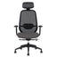 Silla ejecutiva TECHNO SPIRIT EXPRESS respaldo alto negra con soporte lumbar ajustable y base de nylon.