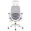 Silla ejecutiva TECHNO SPIRIT EXPRESS respaldo alto gris con soporte lumbar ajustable y base de nylon.