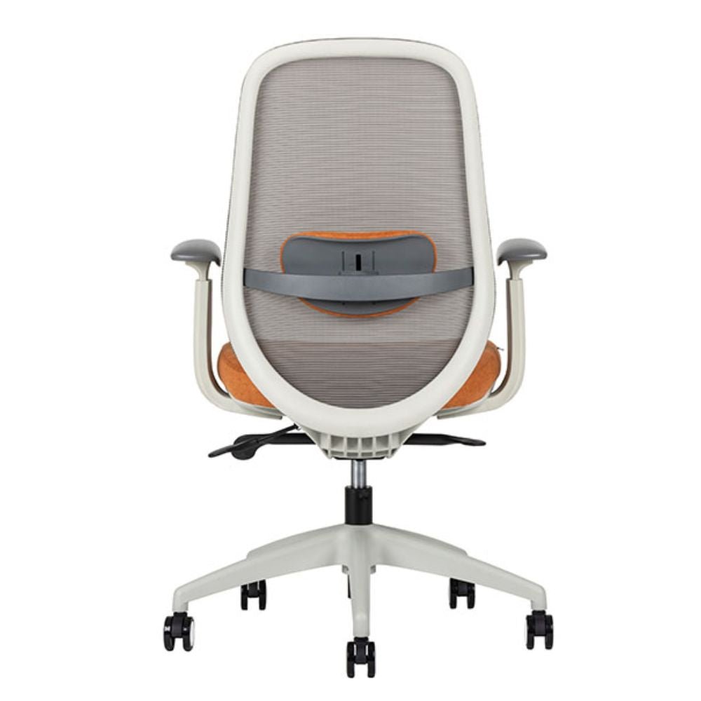 SILLA TECHNO SPIRIT WHITE RESPALDO BAJO| Silla Ejecutiva Empresa Compañía | Base Estrella con Rodajas | Varios Colores | Sensemesh | Interior - SOUL WHITE RESPALDO BAJO Addison Storm - Techno - NOGAL BEAT - Silla para oficina