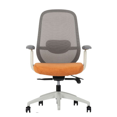 SILLA TECHNO SPIRIT WHITE RESPALDO BAJO| Silla Ejecutiva Empresa Compañía | Base Estrella con Rodajas | Varios Colores | Sensemesh | Interior - SOUL WHITE RESPALDO BAJO Addison Storm - Techno - NOGAL BEAT - Silla para oficina