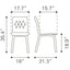 SILLA ZUO OREBRO | Silla para Comedor | Base Madera de Abedul | Gris | Tejido 100% Poliéster | Interior - 100071 - Zuo - NOGAL BEAT - Sillas