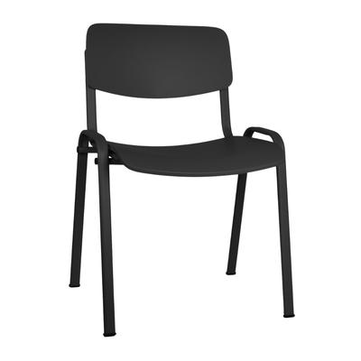 Sillas de Oficina Visita Ergonómica - OFFIHO MILK OHV - 66 - Varios Colores - Asiento y Respaldo en Polipropileno - OHV - 66 - OFFIHO - NOGAL BEAT - Sillas de oficina