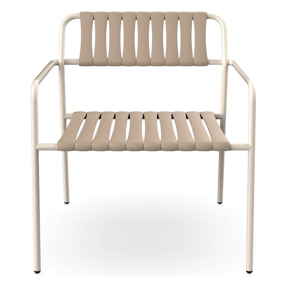 Sillón Comercial para Terraza Protección UV - RESOL GELATO - Varios Colores - Estructura de Acero, Polipropileno Reciclado y Fibra de Vidrio - 06951 - Resol - NOGAL BEAT - Sillón Ocasional
