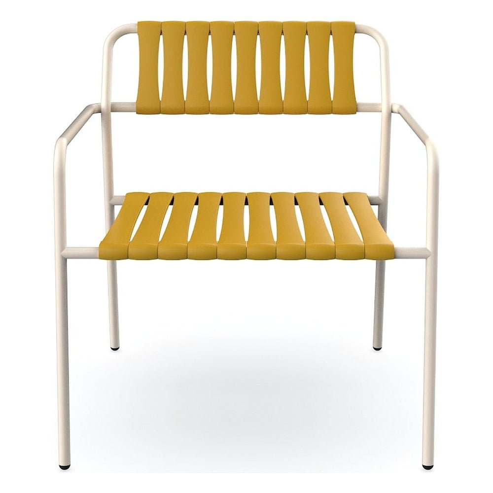 Sillón Comercial para Terraza Protección UV - RESOL GELATO - Varios Colores - Estructura de Acero, Polipropileno Reciclado y Fibra de Vidrio - 06954 - Resol - NOGAL BEAT - Sillón Ocasional