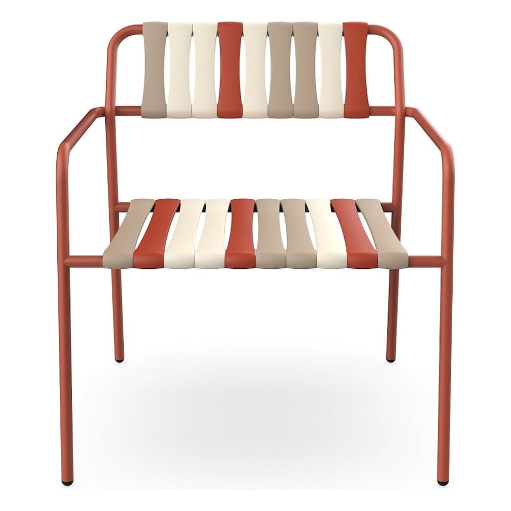 Sillón Comercial para Terraza Protección UV - RESOL GELATO - Varios Colores - Estructura de Acero, Polipropileno Reciclado y Fibra de Vidrio - 07282 - Resol - NOGAL BEAT - Sillón Ocasional