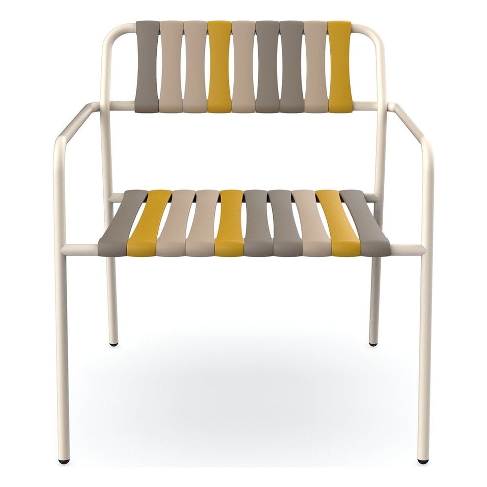 Sillón Comercial para Terraza Protección UV - RESOL GELATO - Varios Colores - Estructura de Acero, Polipropileno Reciclado y Fibra de Vidrio - 06925 - Resol - NOGAL BEAT - Sillón Ocasional