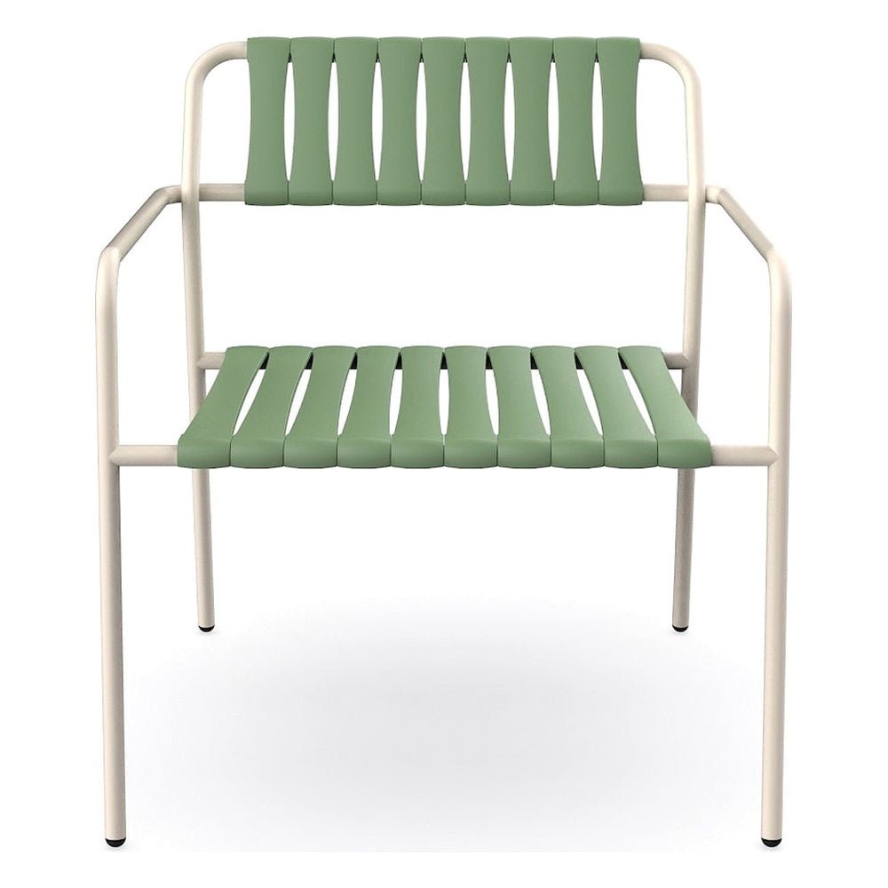 Sillón Comercial para Terraza Protección UV - RESOL GELATO - Varios Colores - Estructura de Acero, Polipropileno Reciclado y Fibra de Vidrio - 06950 - Resol - NOGAL BEAT - Sillón Ocasional
