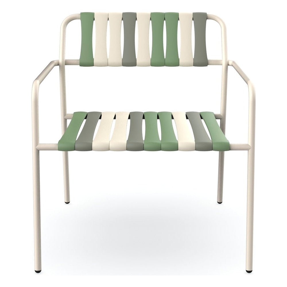 Sillón Comercial para Terraza Protección UV - RESOL GELATO - Varios Colores - Estructura de Acero, Polipropileno Reciclado y Fibra de Vidrio - 06922 - Resol - NOGAL BEAT - Sillón Ocasional