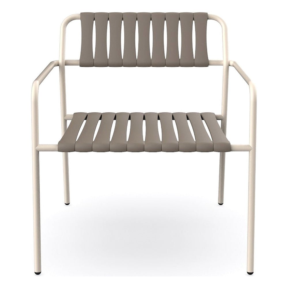 Sillón Comercial para Terraza Protección UV - RESOL GELATO - Varios Colores - Estructura de Acero, Polipropileno Reciclado y Fibra de Vidrio - 06952 - Resol - NOGAL BEAT - Sillón Ocasional