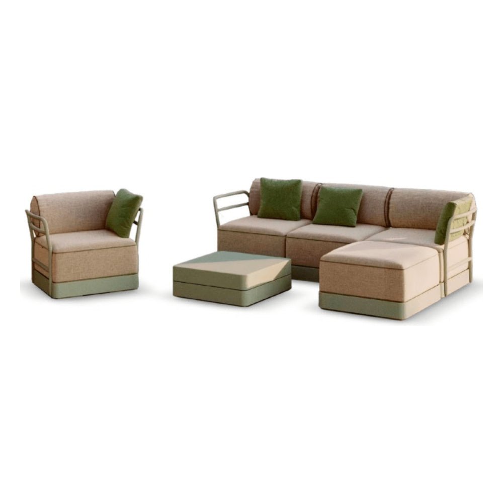 Sillón de Áreas de Exterior Modular- RESOL BRISA SILLÓN - Varios Colores - Polipropileno Reciclado con Fibra de Vidrio - Protección UV - 06801 - Resol - NOGAL BEAT - Sofá de Terraza